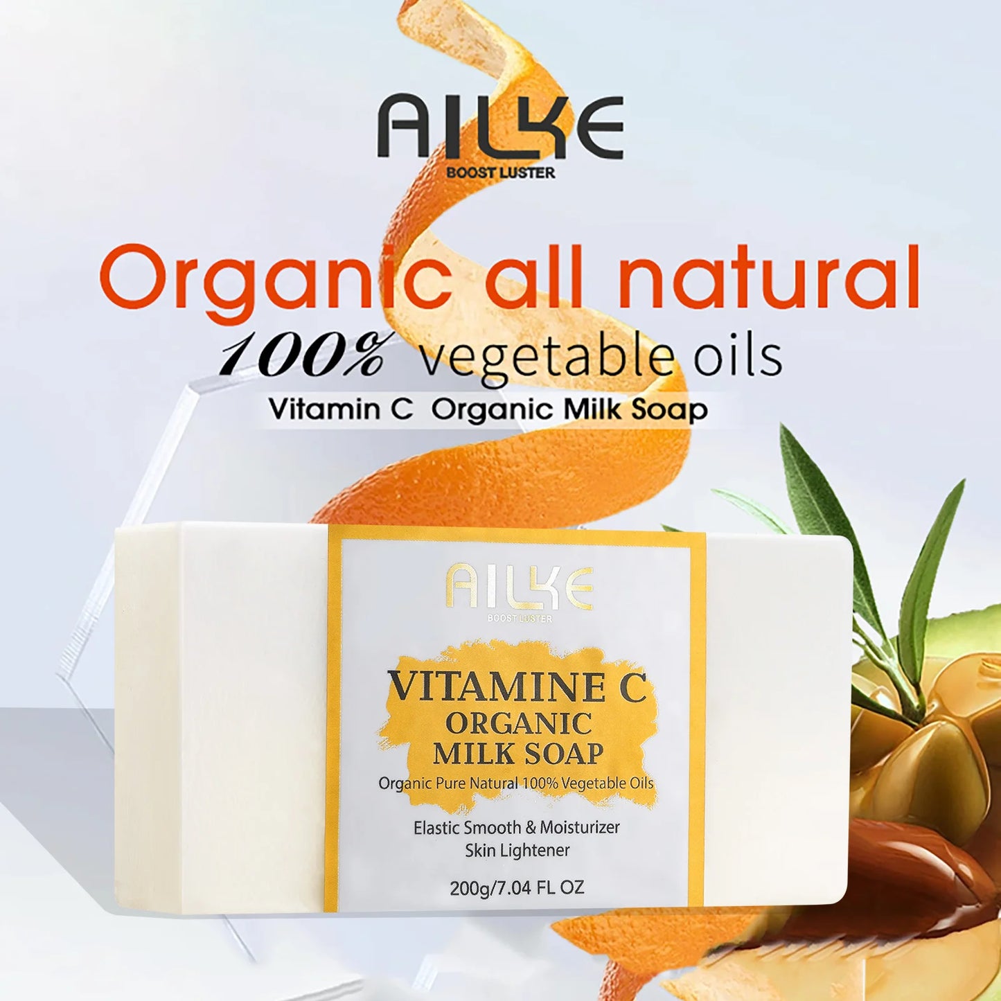 Kyliefit Organic Milk Vitamin C Whitening Anti Aging Soap