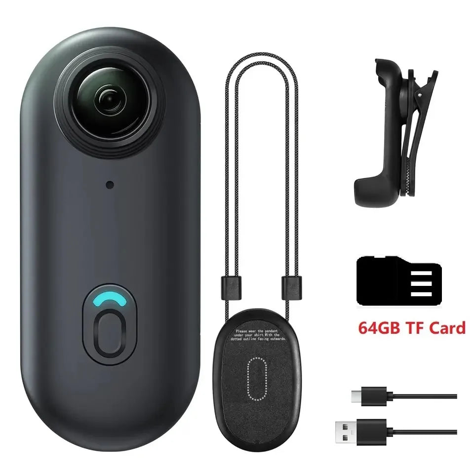 KIDKD Portable 4K Action Camera With WiFi 64GB Memory