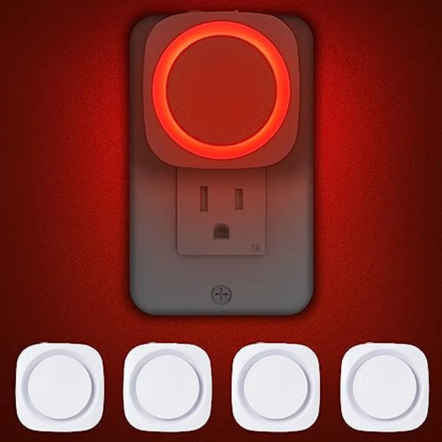 Four Pack Auto Dimmable Night Lights With Dust To Dawn Sensor