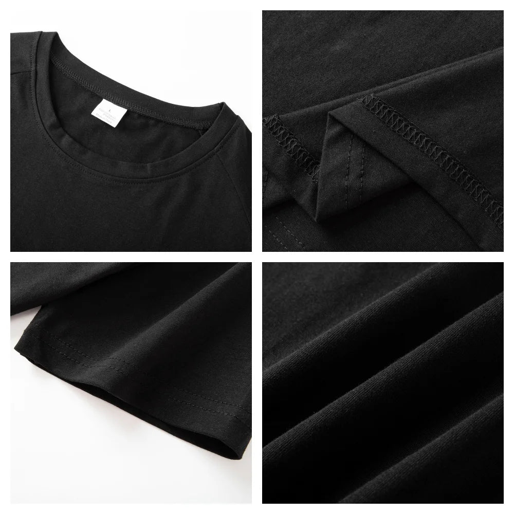 Plain O-Neck Short Sleeve Cotton Gym T-Shirt For Men