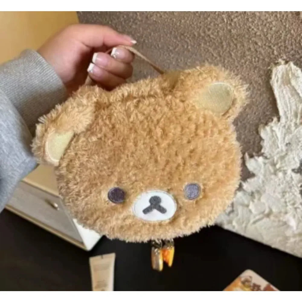 Soft Plush Bear Makeup Bag Cosmetic Organizer Women Travel Pouch