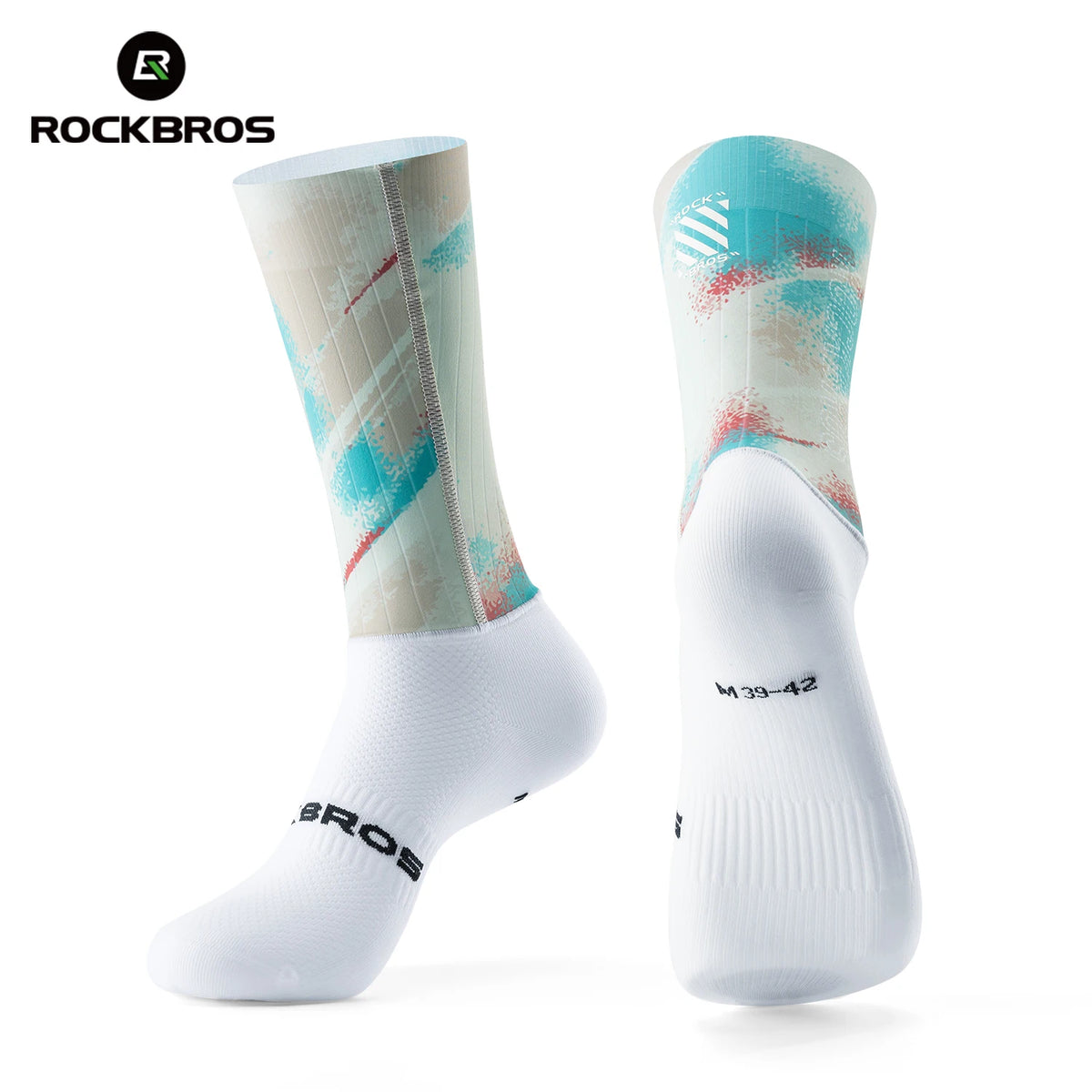 Rockbros Lightweight Cycling Aero Socks Breathable Athletic Performance Sock