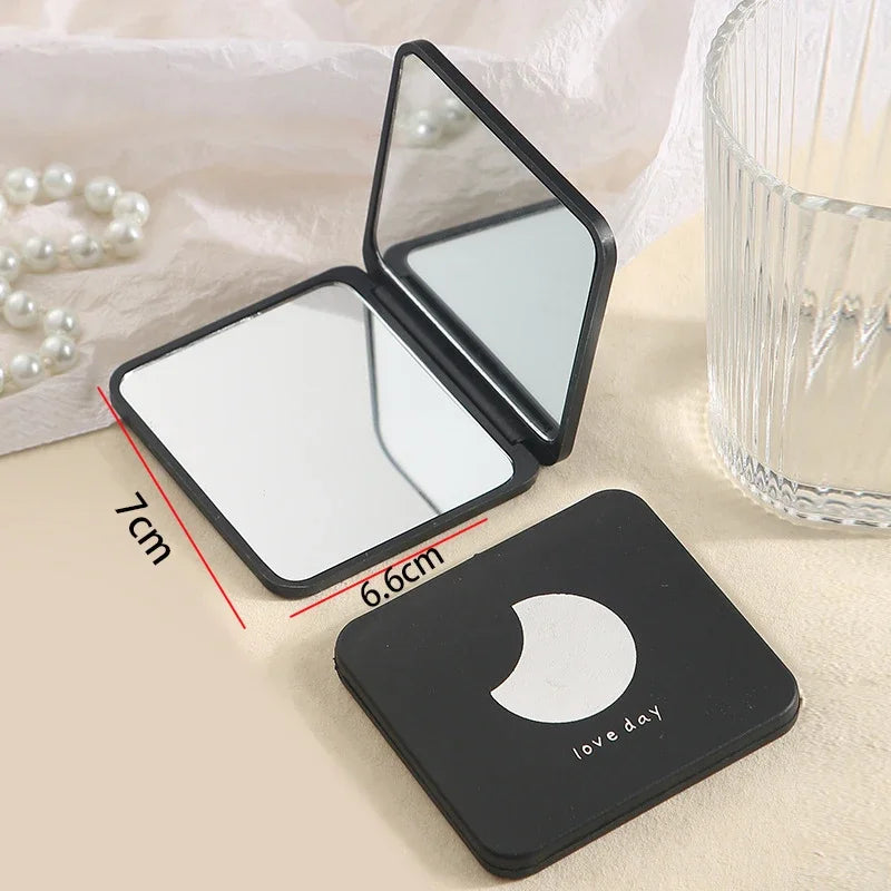 Portable Folding Makeup Mirror For Office And Travel Use