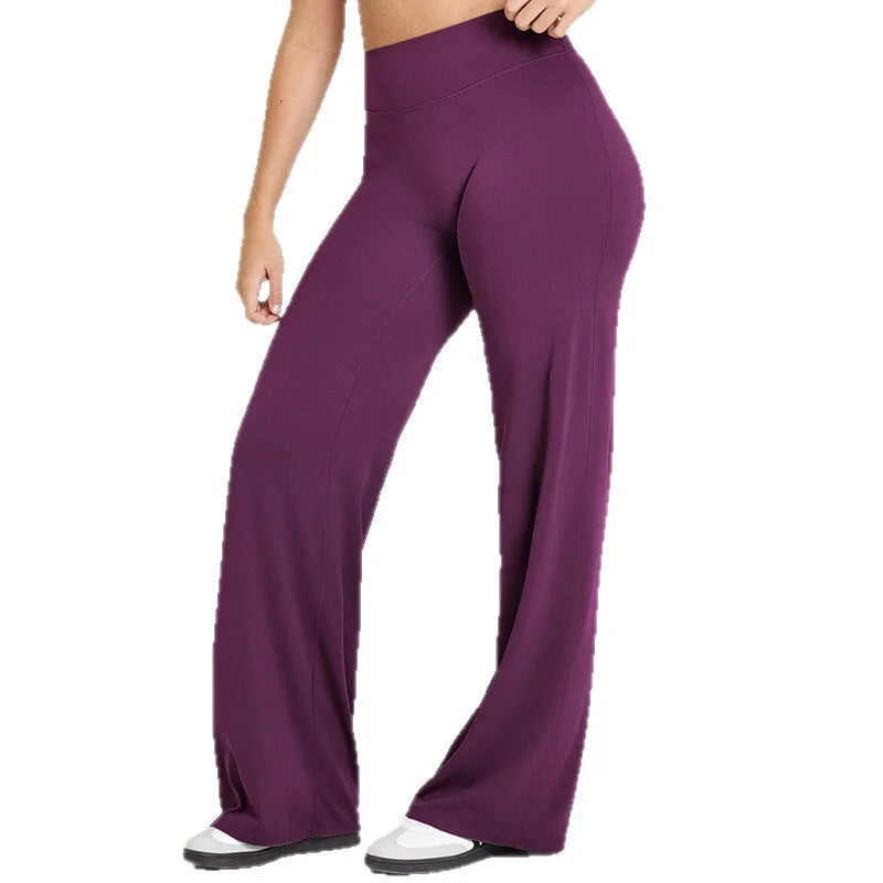 Nclagen SoftMotion Straight Leg Women Yoga Athletic Pants
