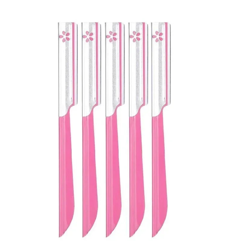 Ruzofo 5 Piece Eyebrow Epilator Set With Steel Blade Trimmer