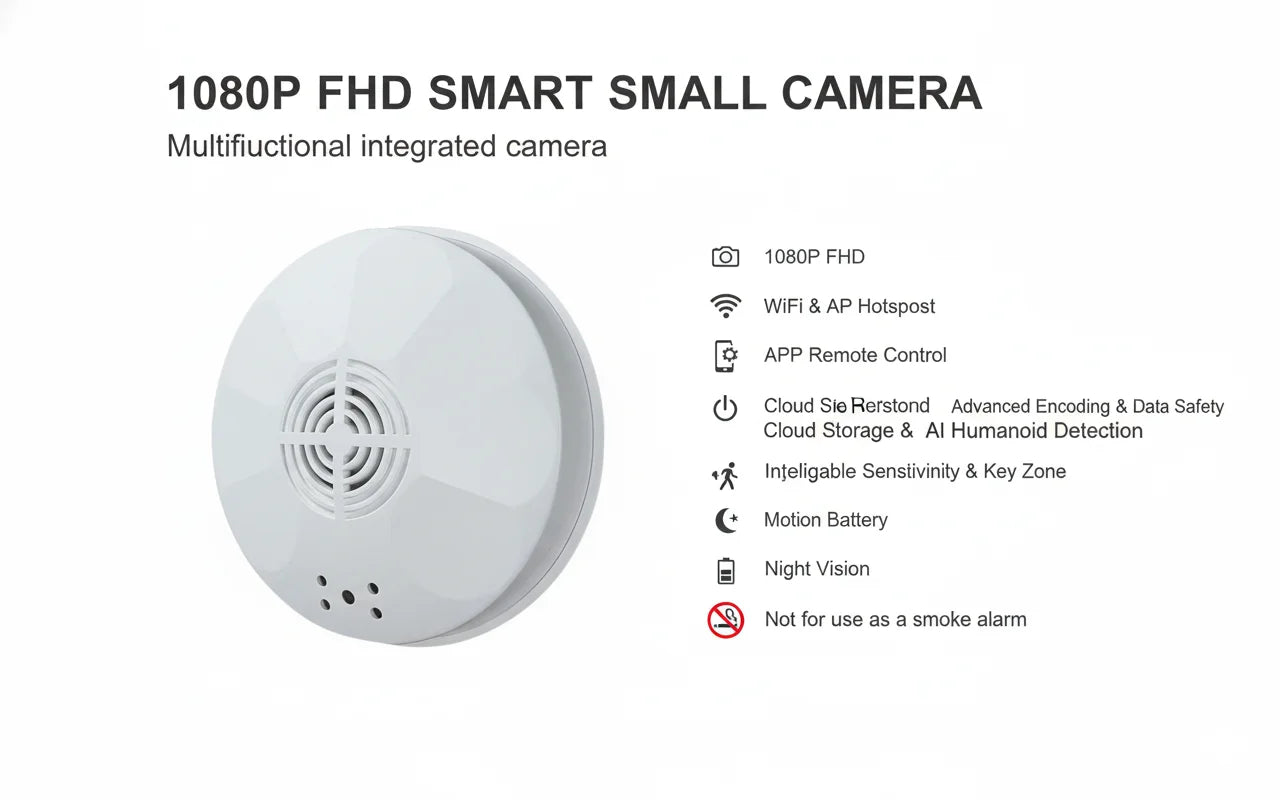 Mini 1080P HD Indoor Security Camera With Motion Detection