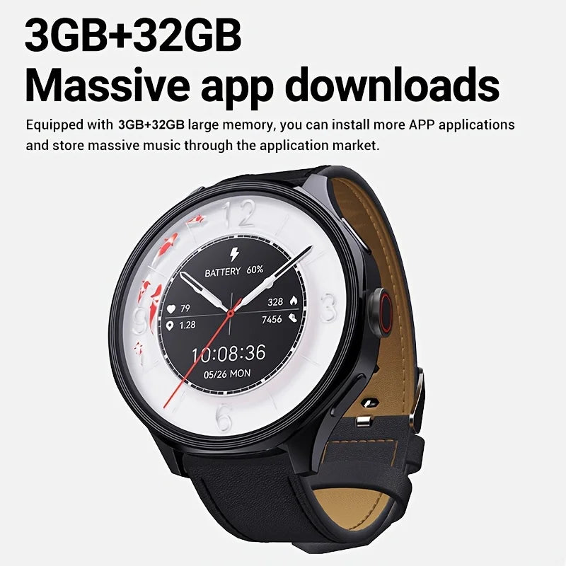 Wo 4G Android Smartwatch Featuring Rotating Camera And Activity Tracker