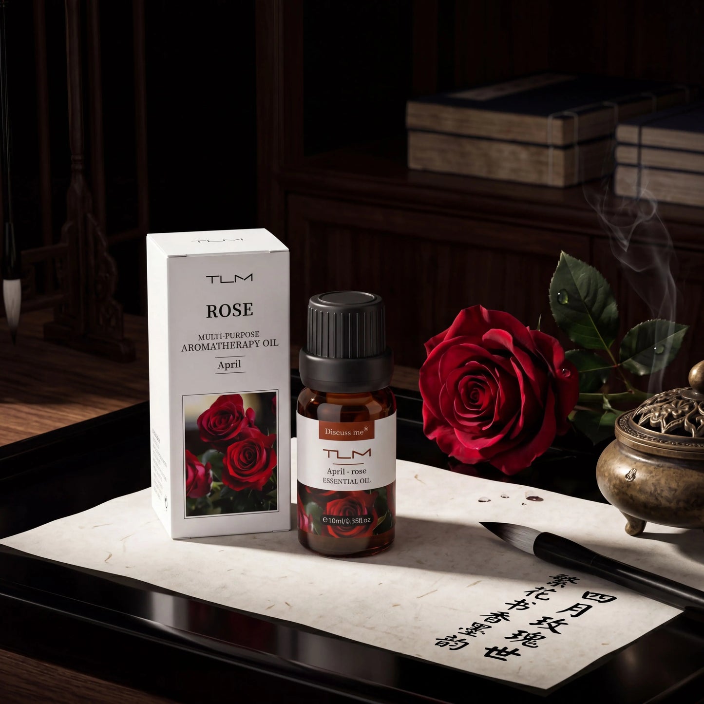Premium Lavender Lemon Rose Essential Oil Blend For Diffusers
