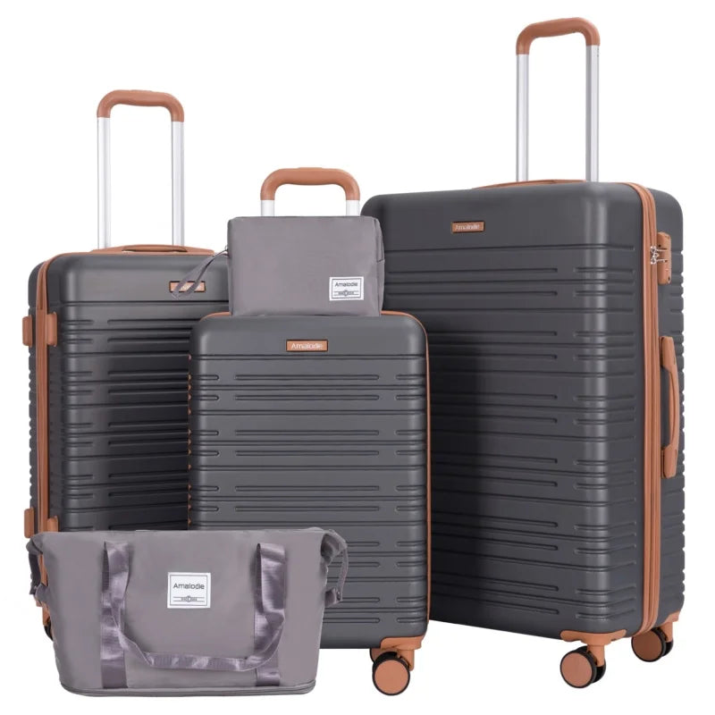 Travelhouse ABS Hard Case Luggage Set TSA Lock Spinner Wheels