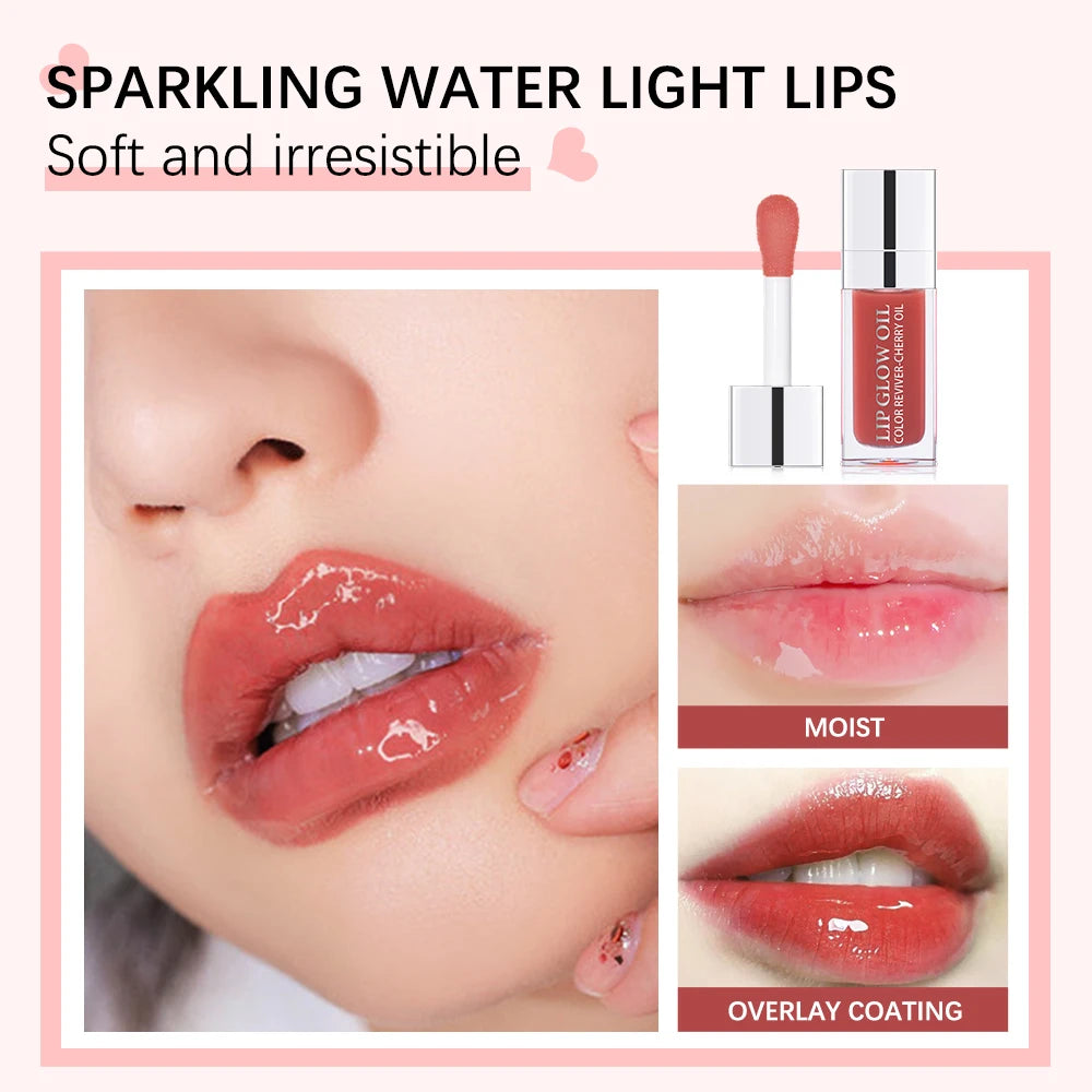 Ibcccndc Hydrating Lip Glow Oil For Plump Glossy Lips