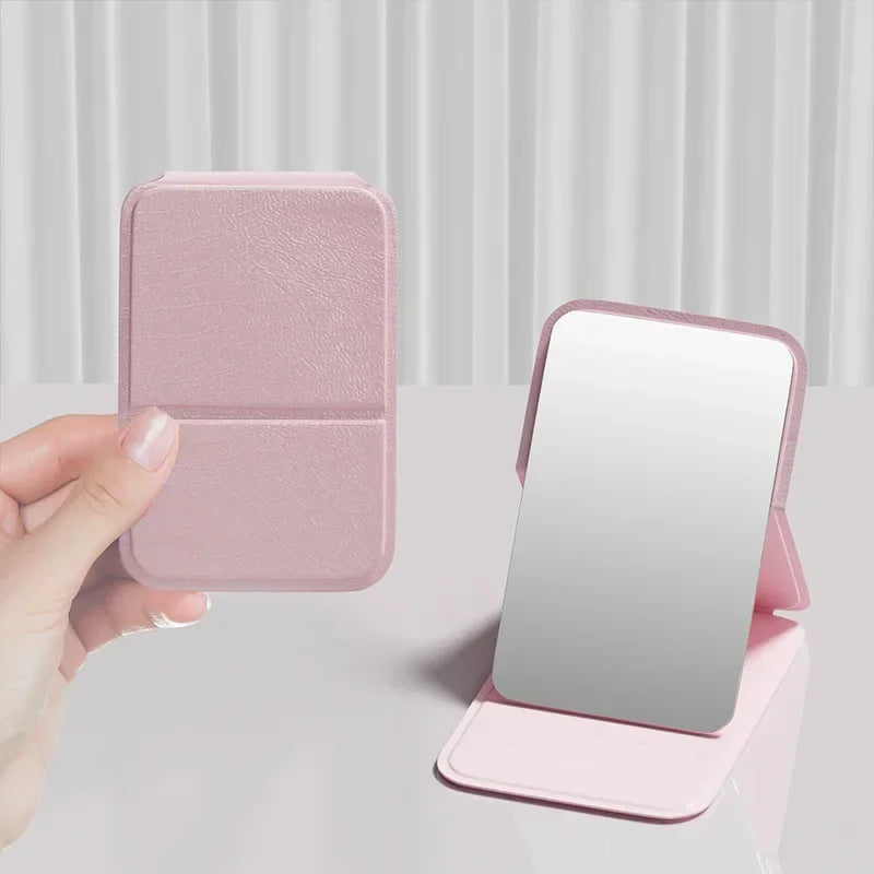 Portable Folding Makeup Mirror For Office And Travel Use