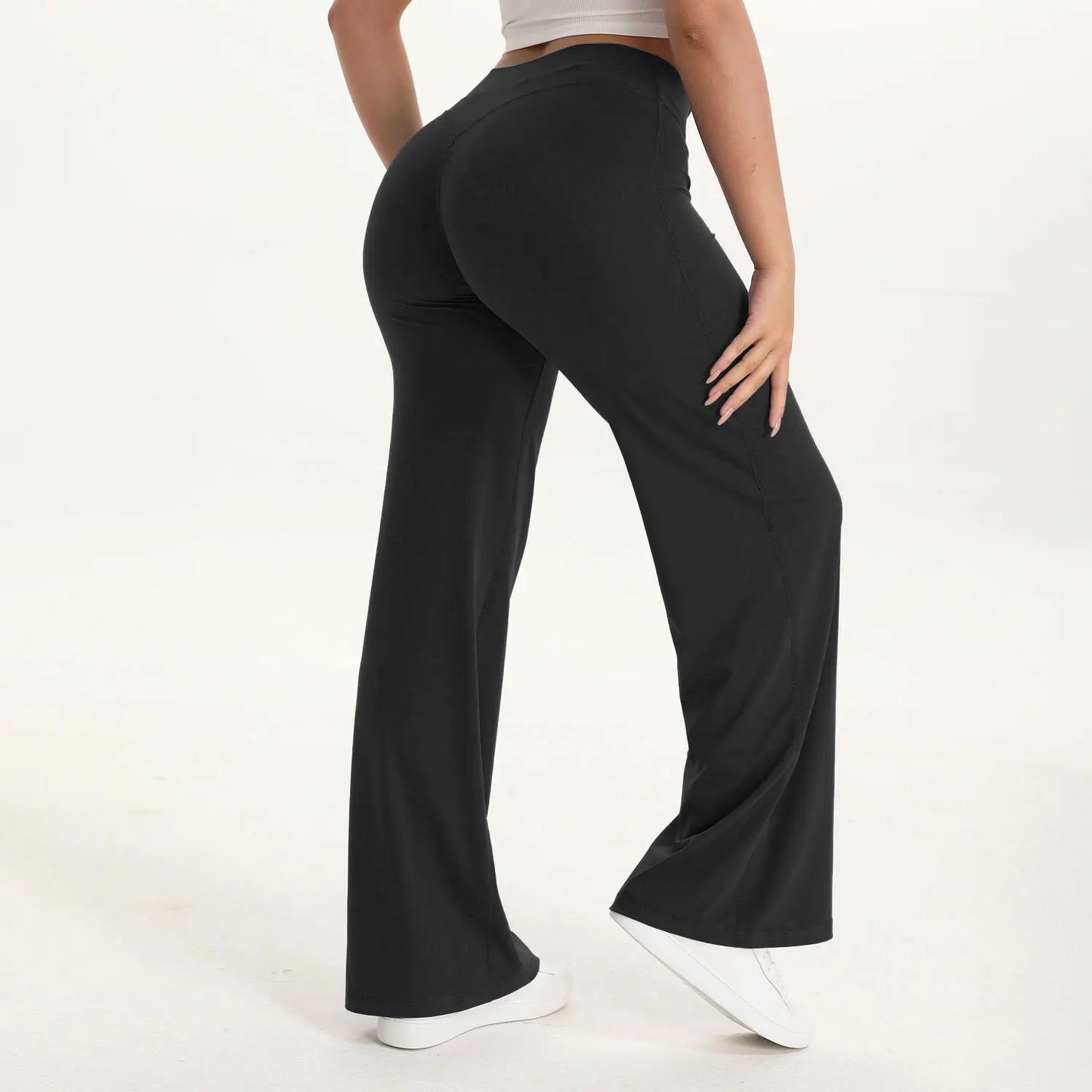 Nclagen SoftMotion Straight Leg Women Yoga Athletic Pants