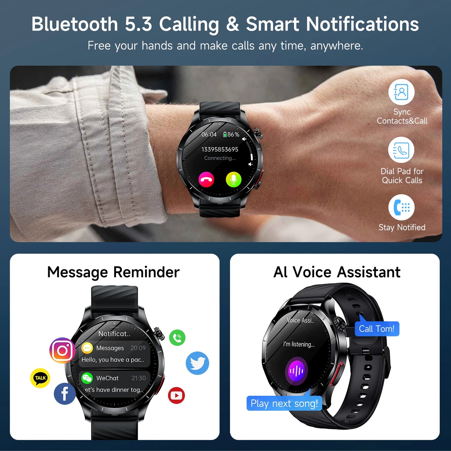 Marsyu Integrated Health Smartwatch Supporting Ecg And Ppg Monitoring