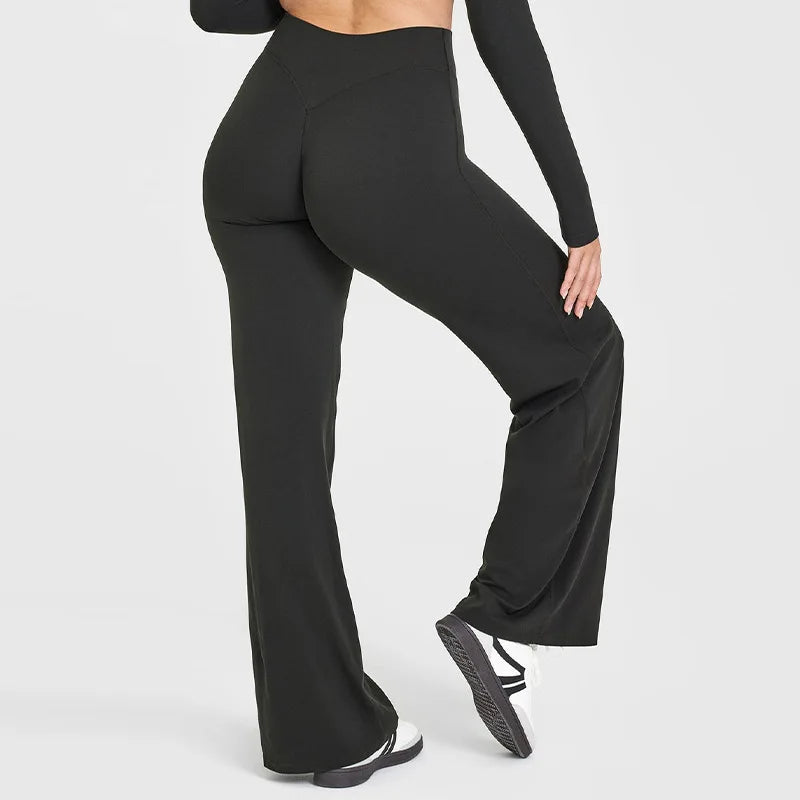 Nclagen SoftMotion Straight Leg Women Yoga Athletic Pants