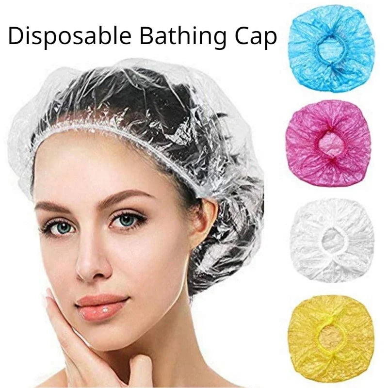 Premium Disposable Waterproof Shower Caps For Home And Travel