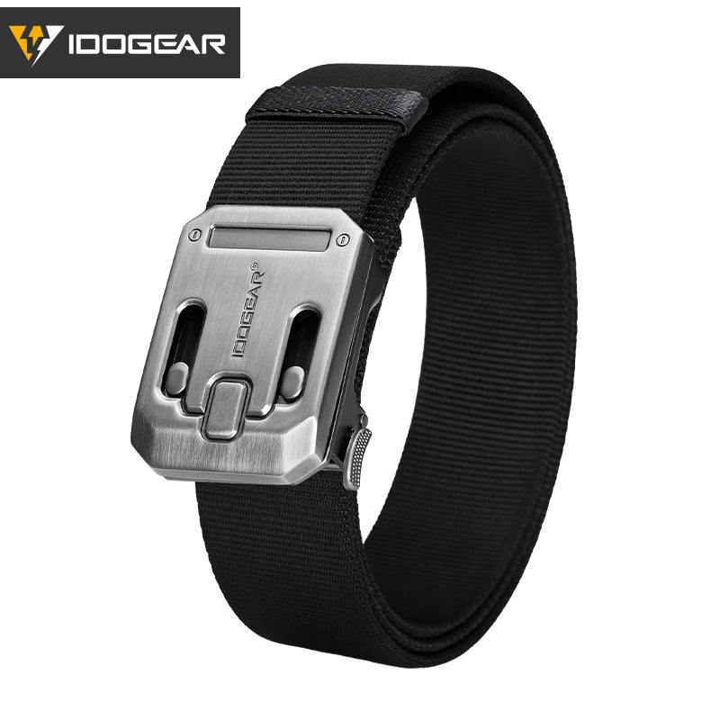 Idogear Mens Ratchet Belt Featuring Durable Slide Buckle Design