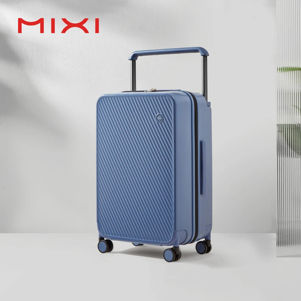 Mixi Hardside Travel Suitcase With Wide Handle And Spinner Wheels
