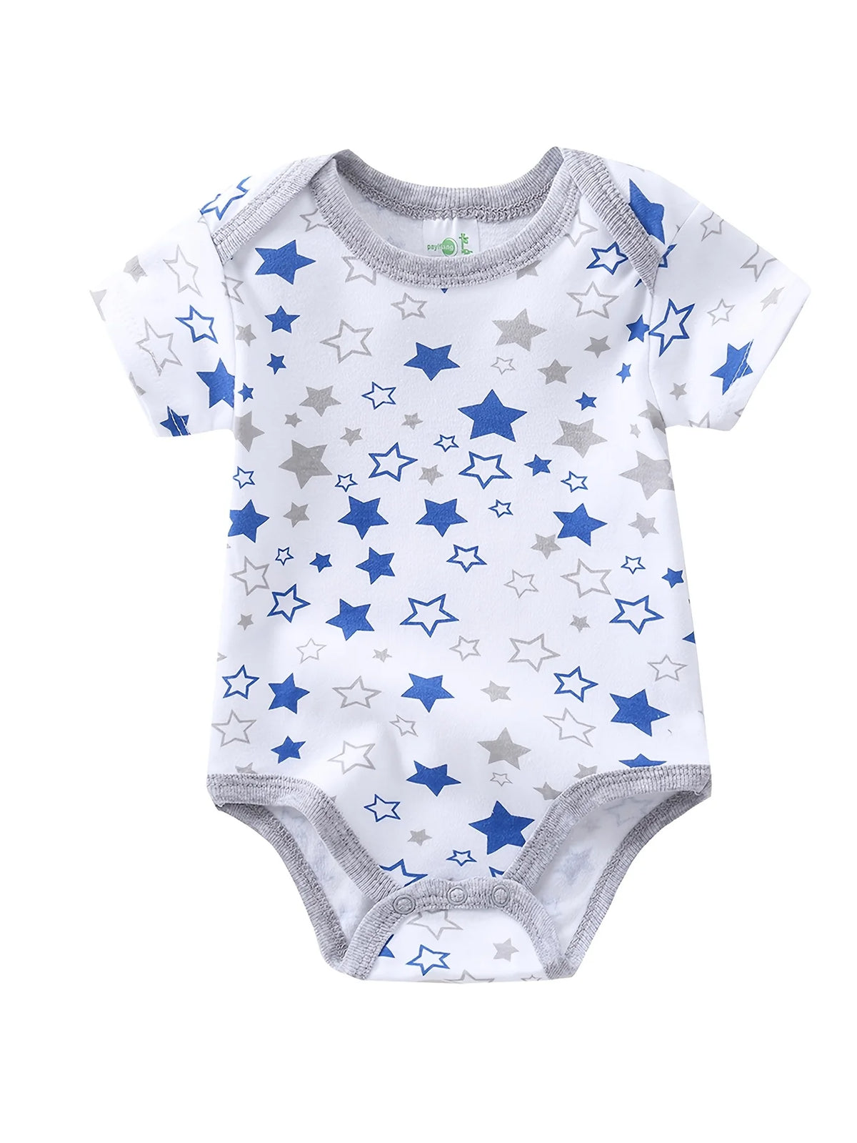Baby Boy Short Sleeve Romper Set Sailboat Cotton Onesies
