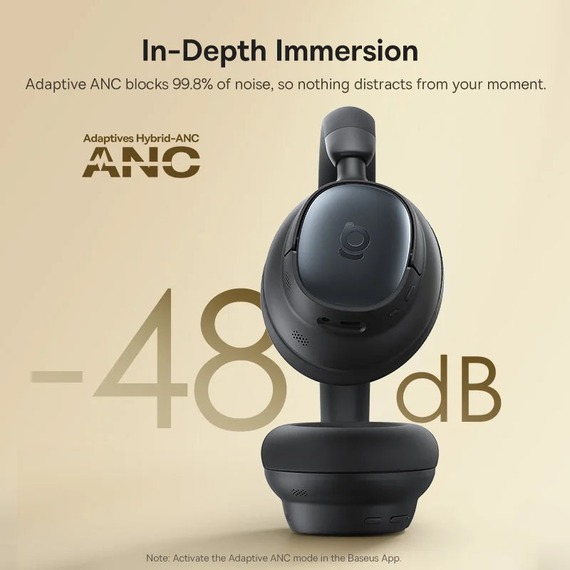 Baseus Bowie MH1 Wireless ANC Headphones Featuring Hi Res LDAC