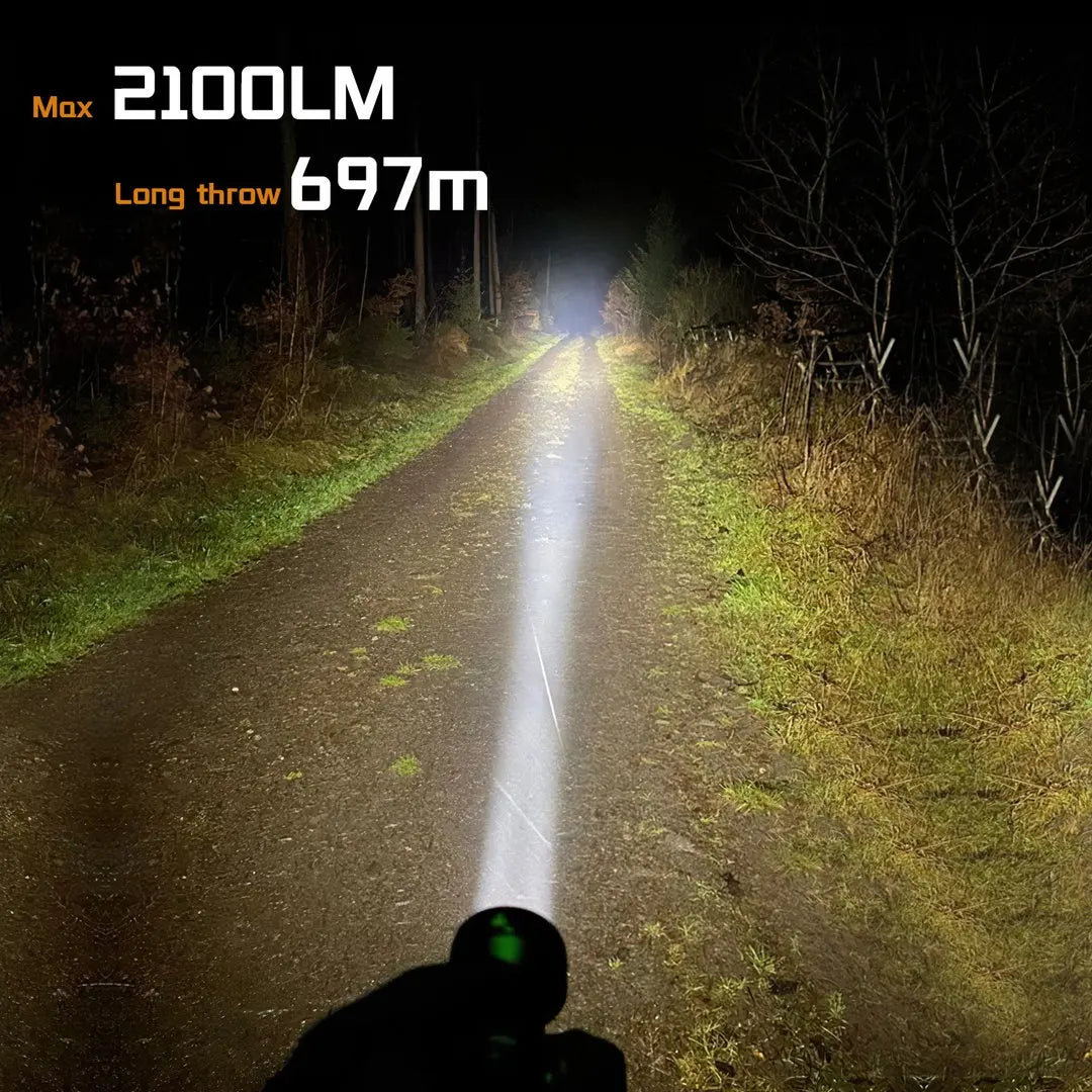 Sofirn IF22A 2100 Lumens LED Flashlight USB C Rechargeable Kit