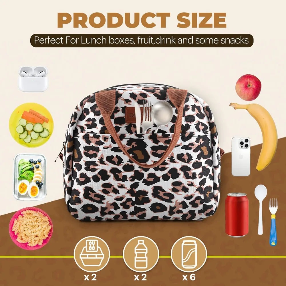 Large Capacity Insulated Leakproof Thermal Lunch Cooler Tote Bag