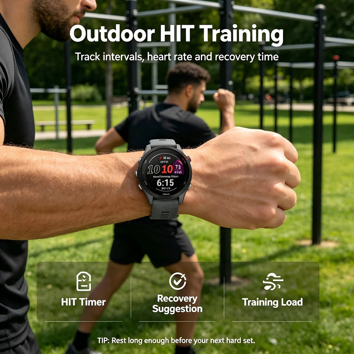 Garmin Forerunner 255 GPS Multisport Watch With Long Battery Life
