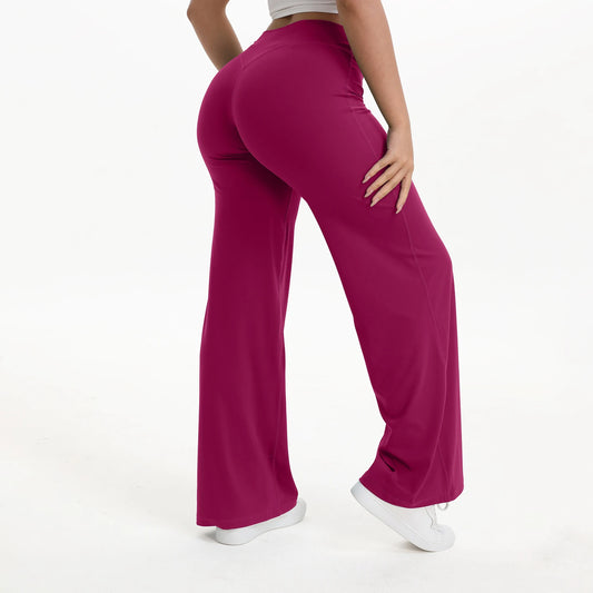Nclagen SoftMotion Straight Leg Women Yoga Athletic Pants
