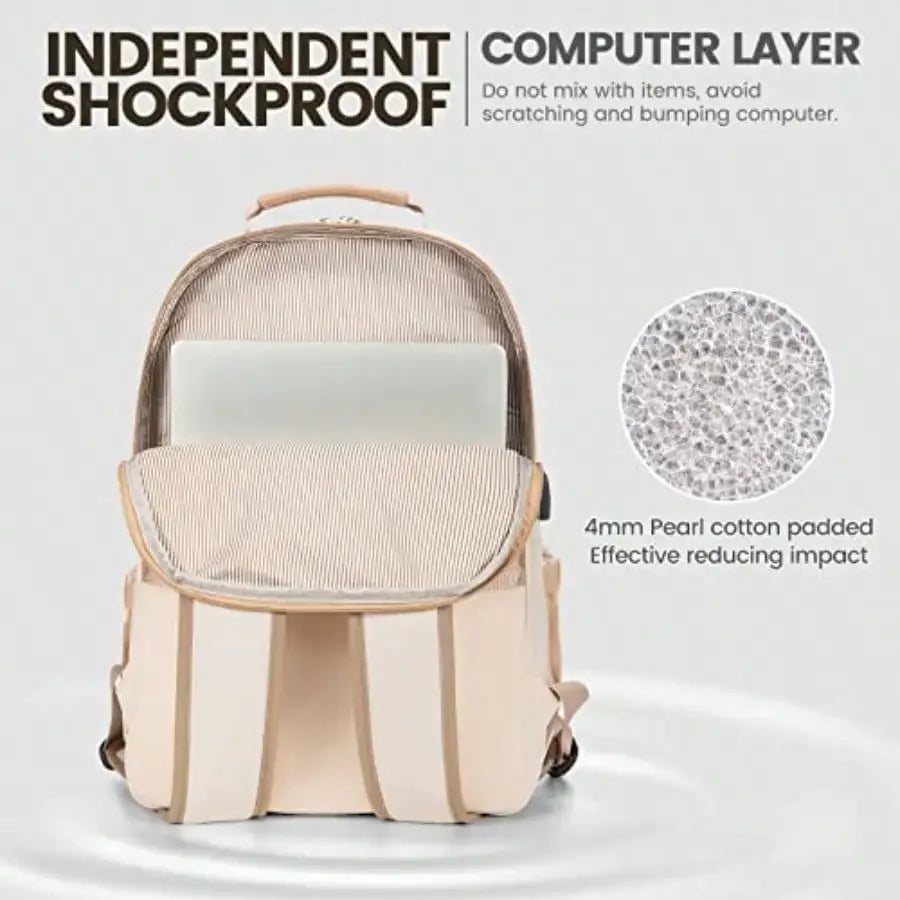 Professional Waterproof Laptop Backpack With USB Port For Travel Use