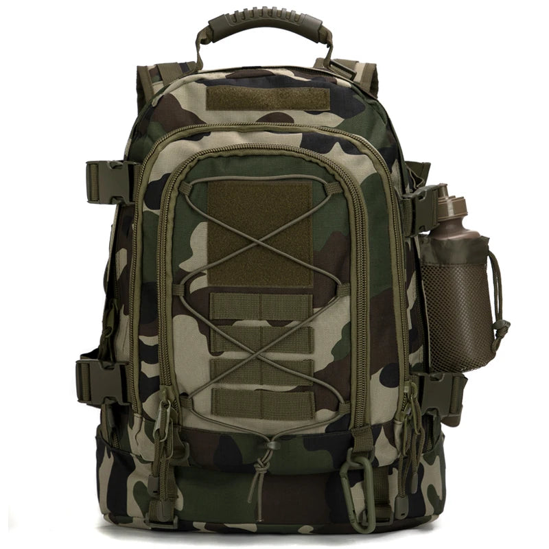 LQARMY Large Capacity 65L Outdoor Tactical Hiking Backpack