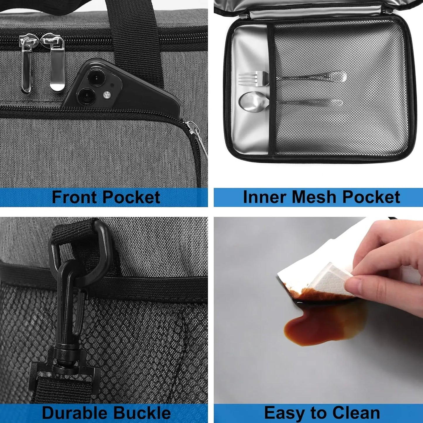 Waterproof Insulated Cooler Bag With Adjustable Shoulder Strap