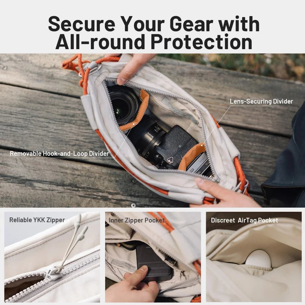 Pgytech OneGo Micro Crossbody Camera Bag With Rope Strap