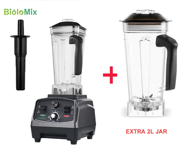 Biolomix Heavy Duty Timer Blender With Tritan Mixing Jar